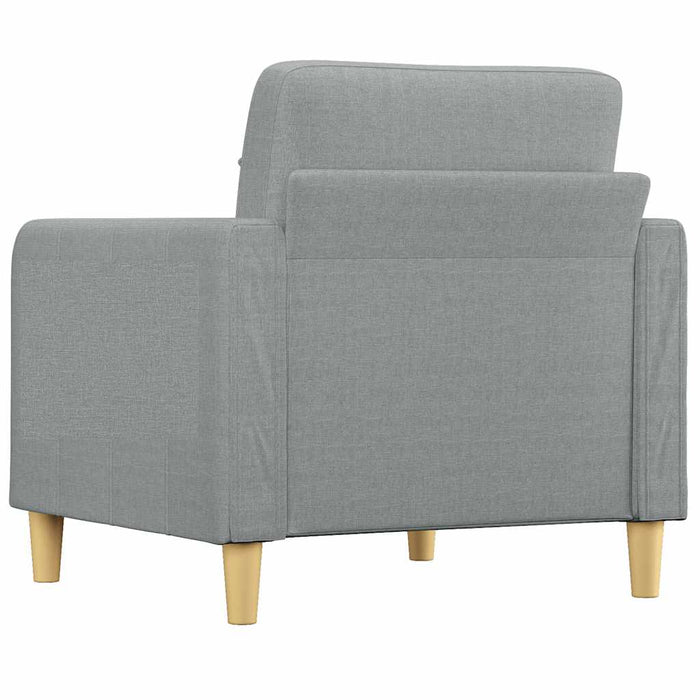 Fotoliu canapea, gri deschis, 60 cm, material textil - WALTI WALTI