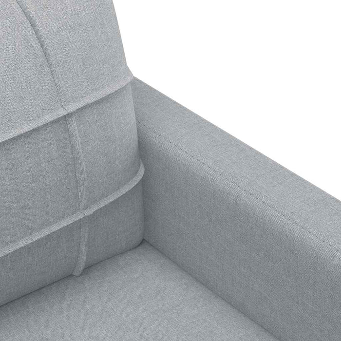 Fotoliu canapea, gri deschis, 60 cm, material textil - WALTI WALTI