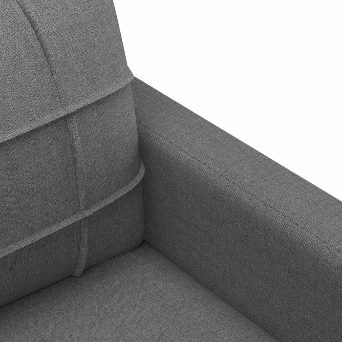 Fotoliu canapea, gri închis, 60 cm, material textil WALTI