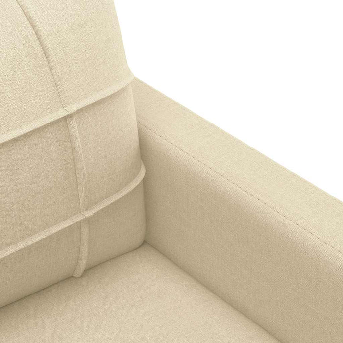 Fotoliu canapea, crem, 60 cm, material textil WALTI