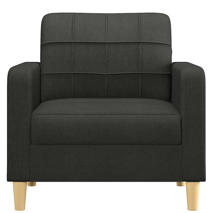 Fotoliu canapea, negru, 60 cm, material textil - WALTI WALTI