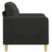 Fotoliu canapea, negru, 60 cm, material textil - WALTI WALTI