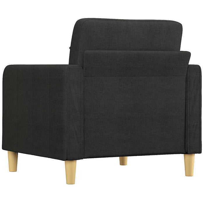 Fotoliu canapea, negru, 60 cm, material textil - WALTI WALTI