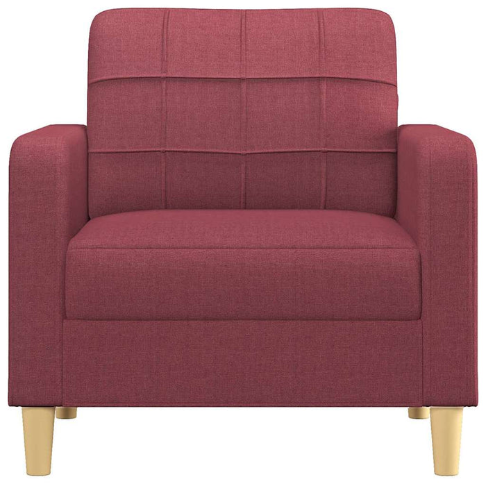 Fotoliu canapea, roșu vin, 60 cm, material textil - WALTI WALTI