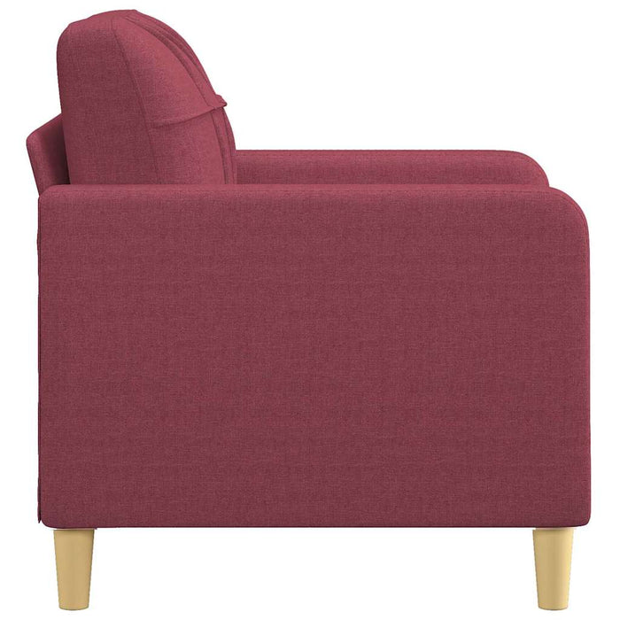 Fotoliu canapea, roșu vin, 60 cm, material textil - WALTI WALTI