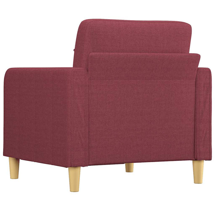 Fotoliu canapea, roșu vin, 60 cm, material textil - WALTI WALTI