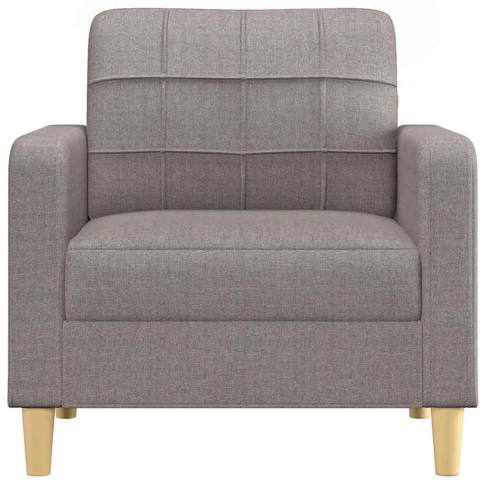 Fotoliu canapea, gri taupe, 60 cm, material textil - WALTI WALTI