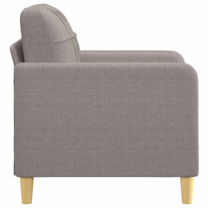 Fotoliu canapea, gri taupe, 60 cm, material textil - WALTI WALTI