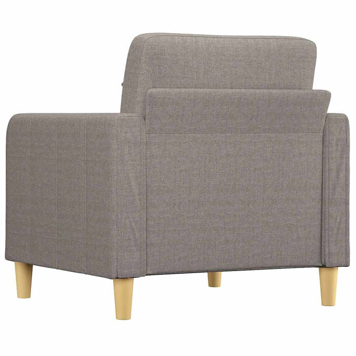 Fotoliu canapea, gri taupe, 60 cm, material textil - WALTI WALTI