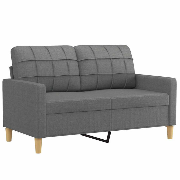 Canapea cu 2 locuri, gri închis, 120 cm, material textil - WALTI WALTI