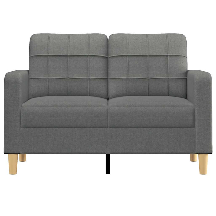 Canapea cu 2 locuri, gri închis, 120 cm, material textil - WALTI WALTI