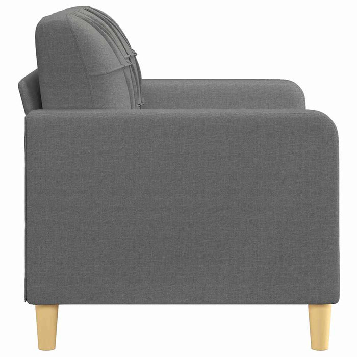 Canapea cu 2 locuri, gri închis, 120 cm, material textil - WALTI WALTI