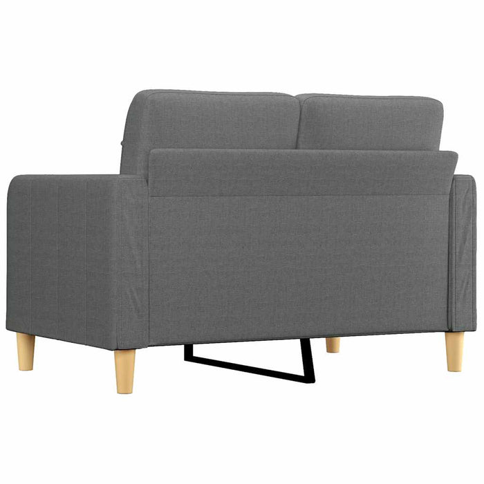 Canapea cu 2 locuri, gri închis, 120 cm, material textil - WALTI WALTI