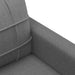 Canapea cu 2 locuri, gri închis, 120 cm, material textil - WALTI WALTI