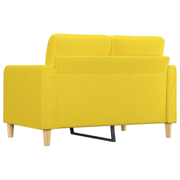 Canapea cu 2 locuri, galben deschis, 120 cm, material textil - WALTI WALTI