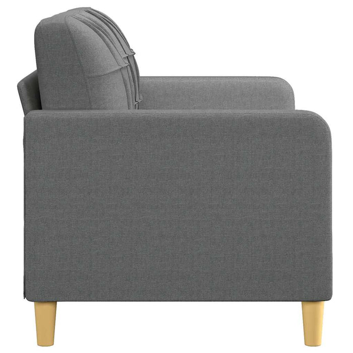 Canapea cu 2 locuri, gri închis, 140 cm, material textil - WALTI WALTI