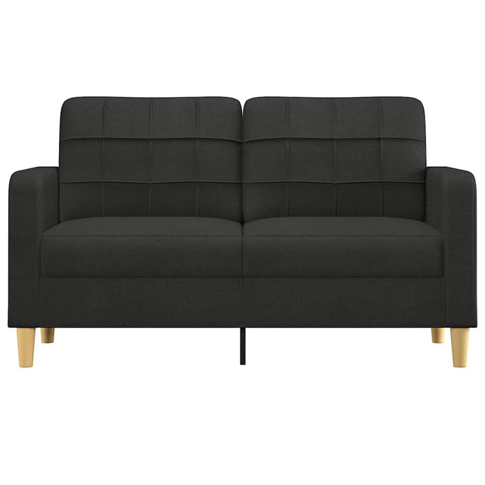 Canapea cu 2 locuri, negru, 140 cm, material textil - WALTI WALTI