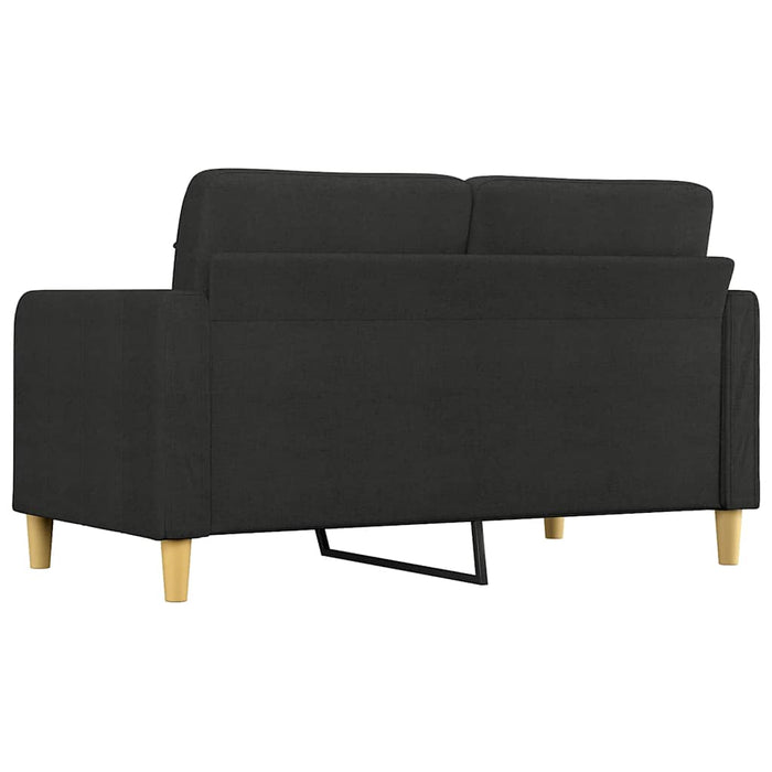 Canapea cu 2 locuri, negru, 140 cm, material textil - WALTI WALTI