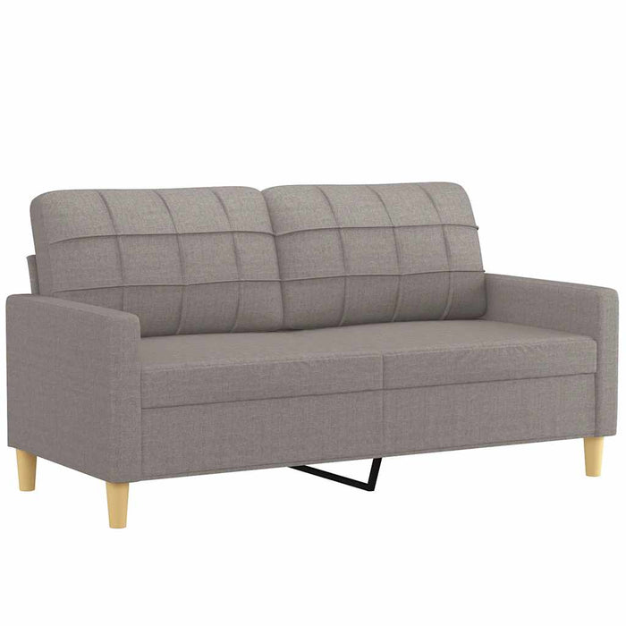 Canapea cu 2 locuri, gri taupe, 140 cm, material textil - WALTI WALTI