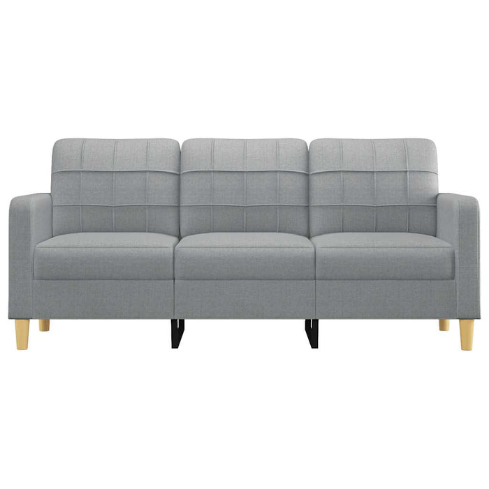 Canapea cu 3 locuri, gri deschis, material 180CM textil WALTI