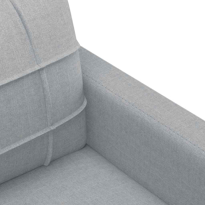 Canapea cu 3 locuri, gri deschis, material 180CM textil WALTI