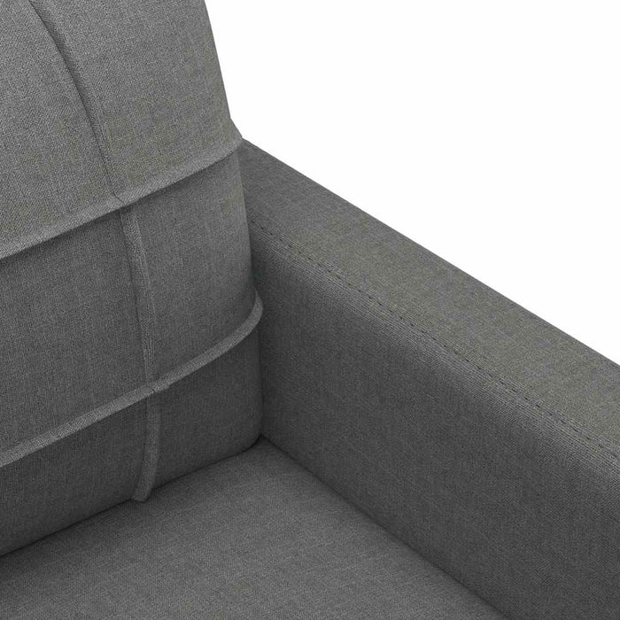 Canapea cu 3 locuri, gri închis, 180 cm, material textil - WALTI WALTI