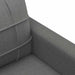 Canapea cu 3 locuri, gri închis, 180 cm, material textil - WALTI WALTI