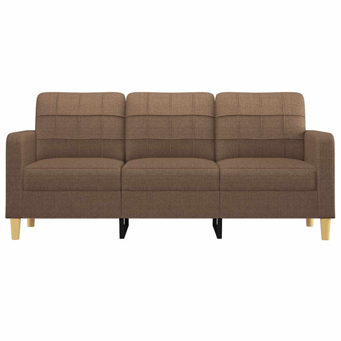 Canapea cu 3 locuri, maro, 180 cm, material textil WALTI