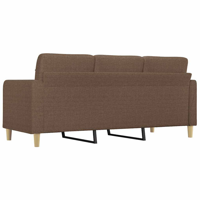 Canapea cu 3 locuri, maro, 180 cm, material textil WALTI