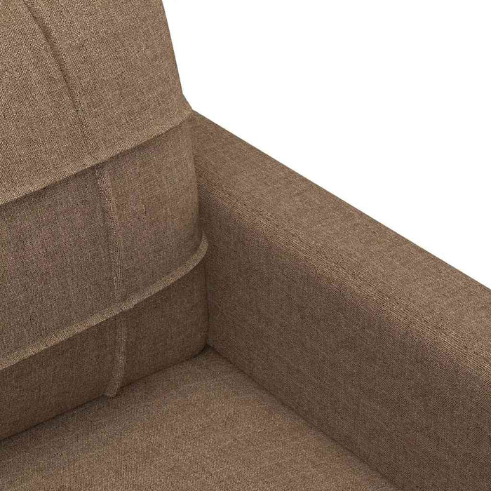Canapea cu 3 locuri, maro, 180 cm, material textil WALTI