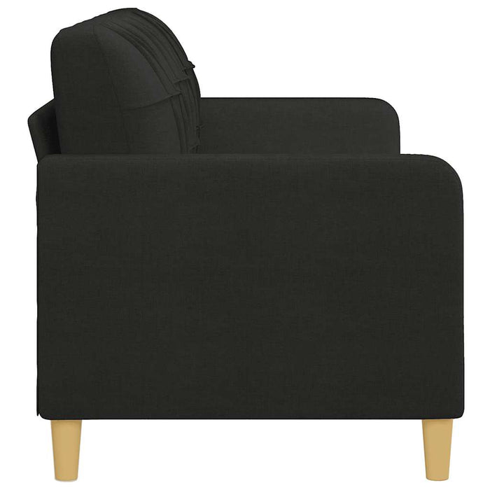 Canapea cu 3 locuri, negru, 180 cm, material textil - WALTI WALTI