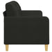 Canapea cu 3 locuri, negru, 180 cm, material textil - WALTI WALTI
