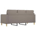 Canapea cu 3 locuri, taupe, 180 cm, material textil - WALTI WALTI