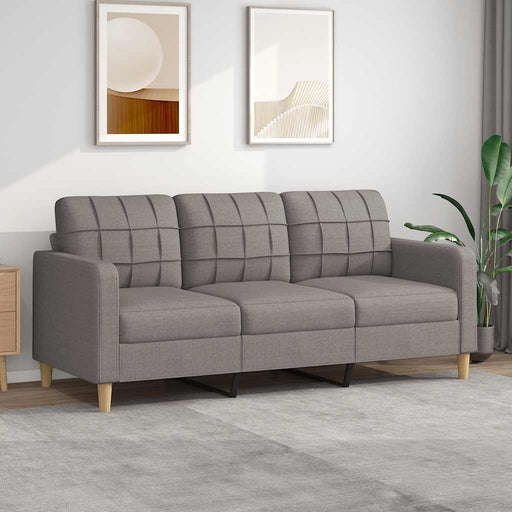 Canapea cu 3 locuri, taupe, 180 cm, material textil - WALTI WALTI