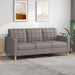 Canapea cu 3 locuri, taupe, 180 cm, material textil - WALTI WALTI