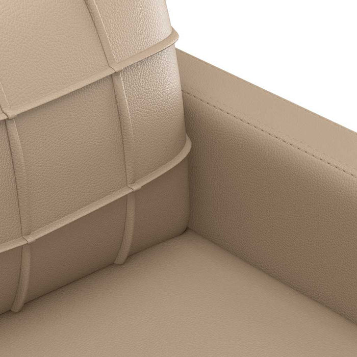 Canapea de o persoană, cappuccino, 60 cm, piele ecologică - WALTI WALTI