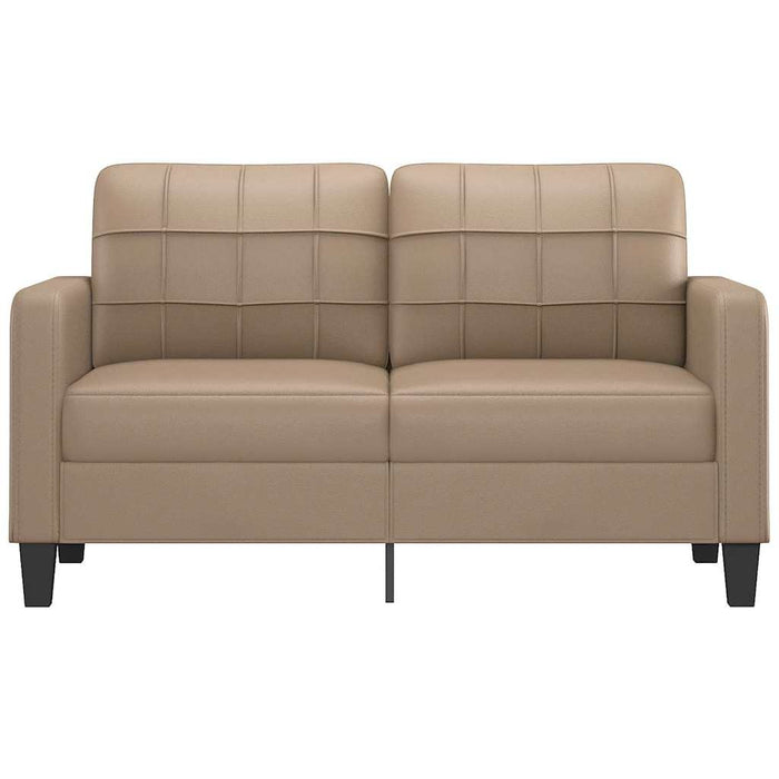 Canapea cu 2 locuri, cappuccino, 140 cm, piele ecologică - WALTI WALTI
