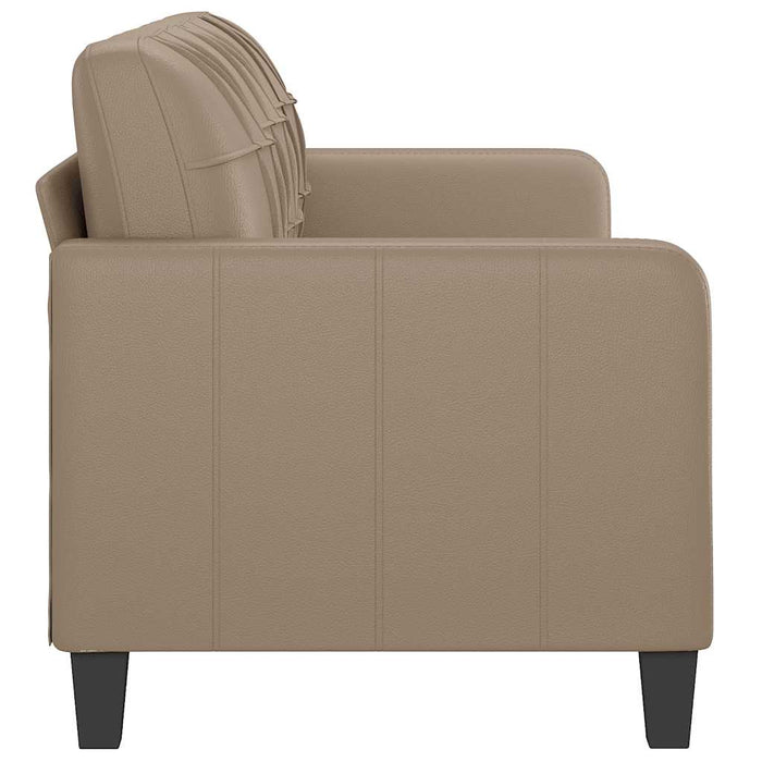 Canapea cu 3 locuri, cappuccino, 180 cm, piele ecologică WALTI