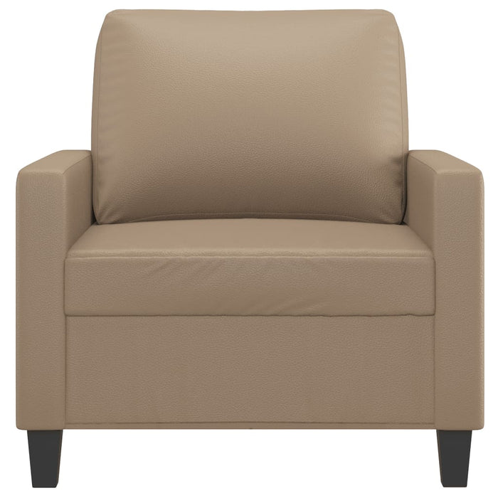Canapea de o persoană, cappuccino, 60 cm, piele ecologică - WALTI WALTI