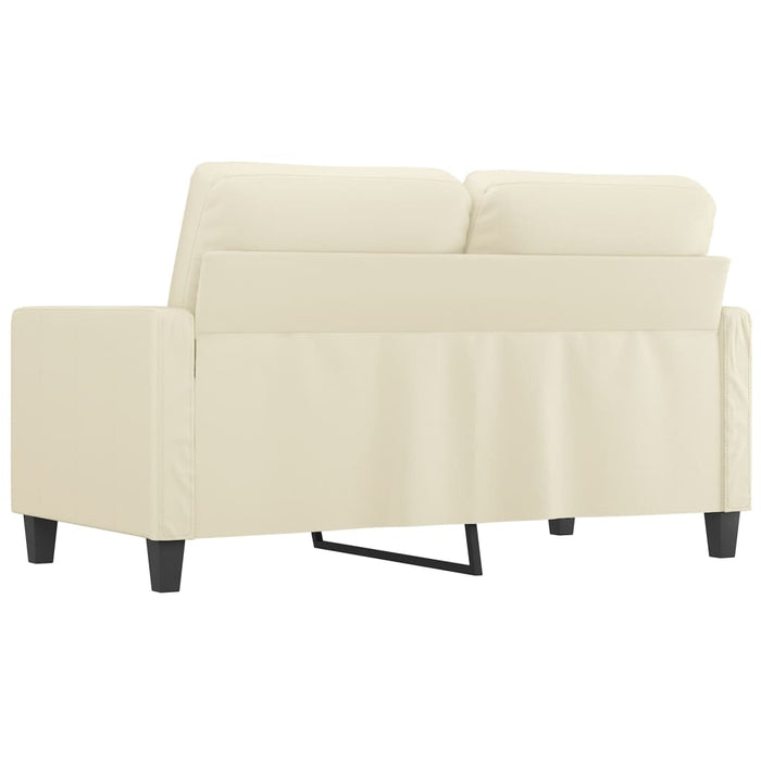 Canapea cu 2 locuri, crem, 120 cm, piele ecologică - WALTI WALTI