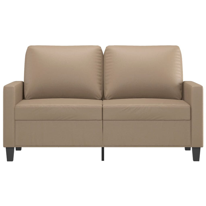 Canapea cu 2 locuri, cappuccino, 120 cm, piele ecologică - WALTI WALTI