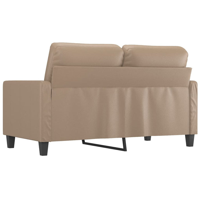 Canapea cu 2 locuri, cappuccino, 120 cm, piele ecologică - WALTI WALTI
