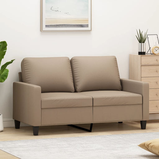 Canapea cu 2 locuri, cappuccino, 120 cm, piele ecologică - WALTI WALTI