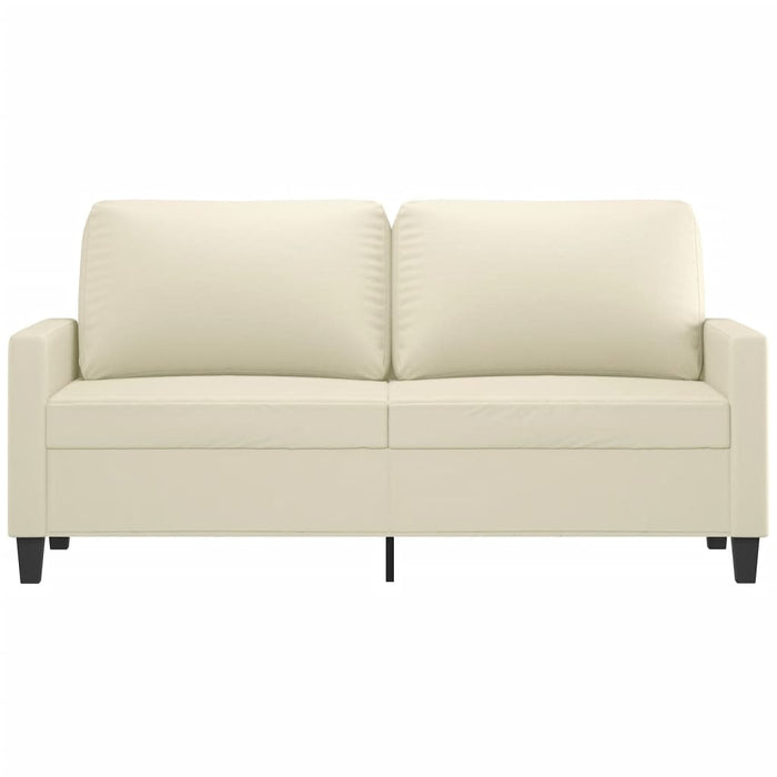 Canapea cu 2 locuri, crem, 140 cm, piele ecologică - WALTI WALTI