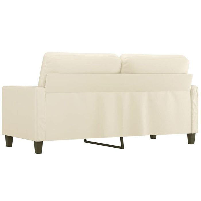 Canapea cu 2 locuri, crem, 140 cm, piele ecologică - WALTI WALTI