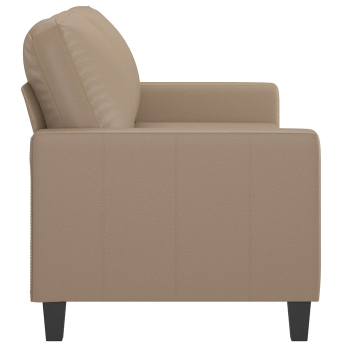 Canapea cu 2 locuri, cappuccino, 140 cm, piele ecologică - WALTI WALTI