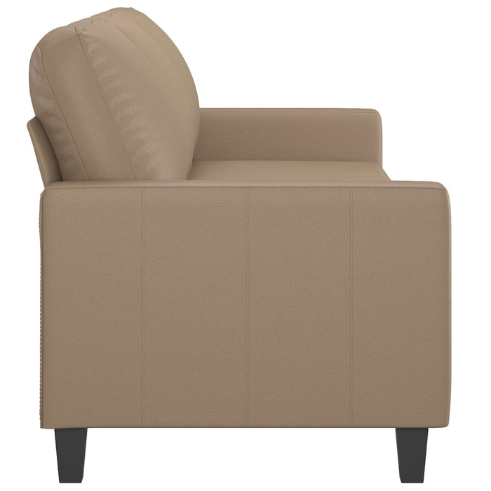 Canapea cu 3 locuri, cappuccino, 180 cm, piele ecologică - WALTI WALTI