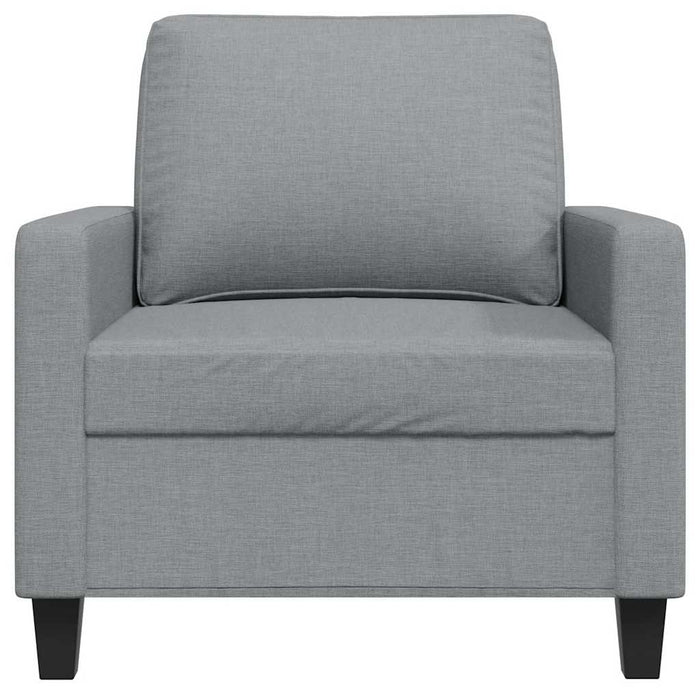Fotoliu canapea, gri deschis, 60 cm, material textil - WALTI WALTI