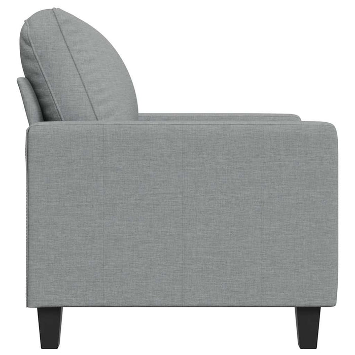 Fotoliu canapea, gri deschis, 60 cm, material textil - WALTI WALTI