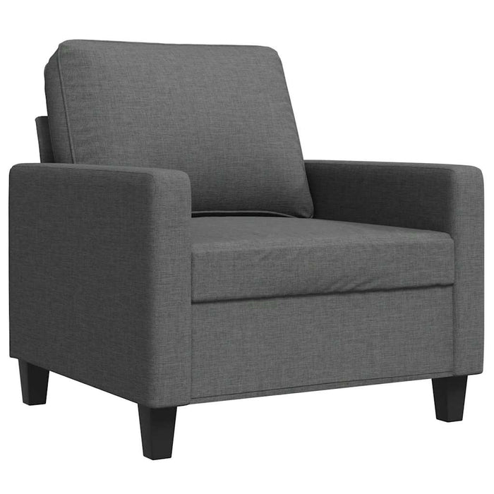 Fotoliu canapea, gri închis, 60 cm, material textil - WALTI WALTI